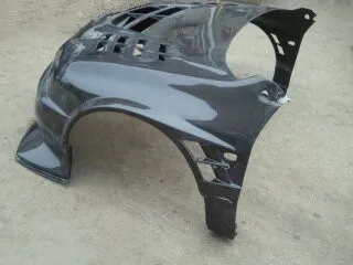 Фото Подходит для модифицированных передних бровей VOLTEX Mitsubishi EVO8-9, сменного полимерного волокна. №2