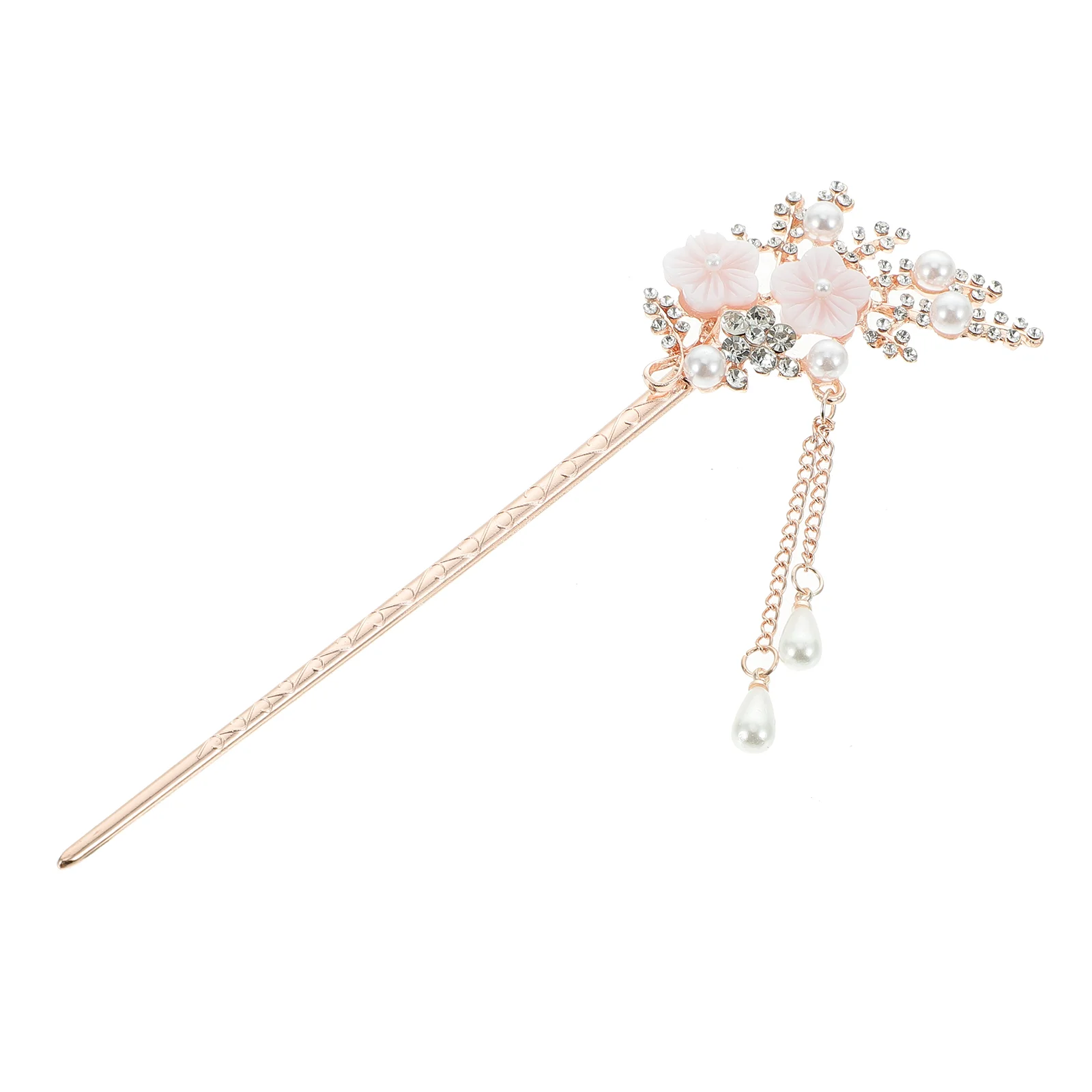 1PC Pearl Hair Hair Sticks Rhinestone Hair Chopstick Chinese Hair Flower Hair