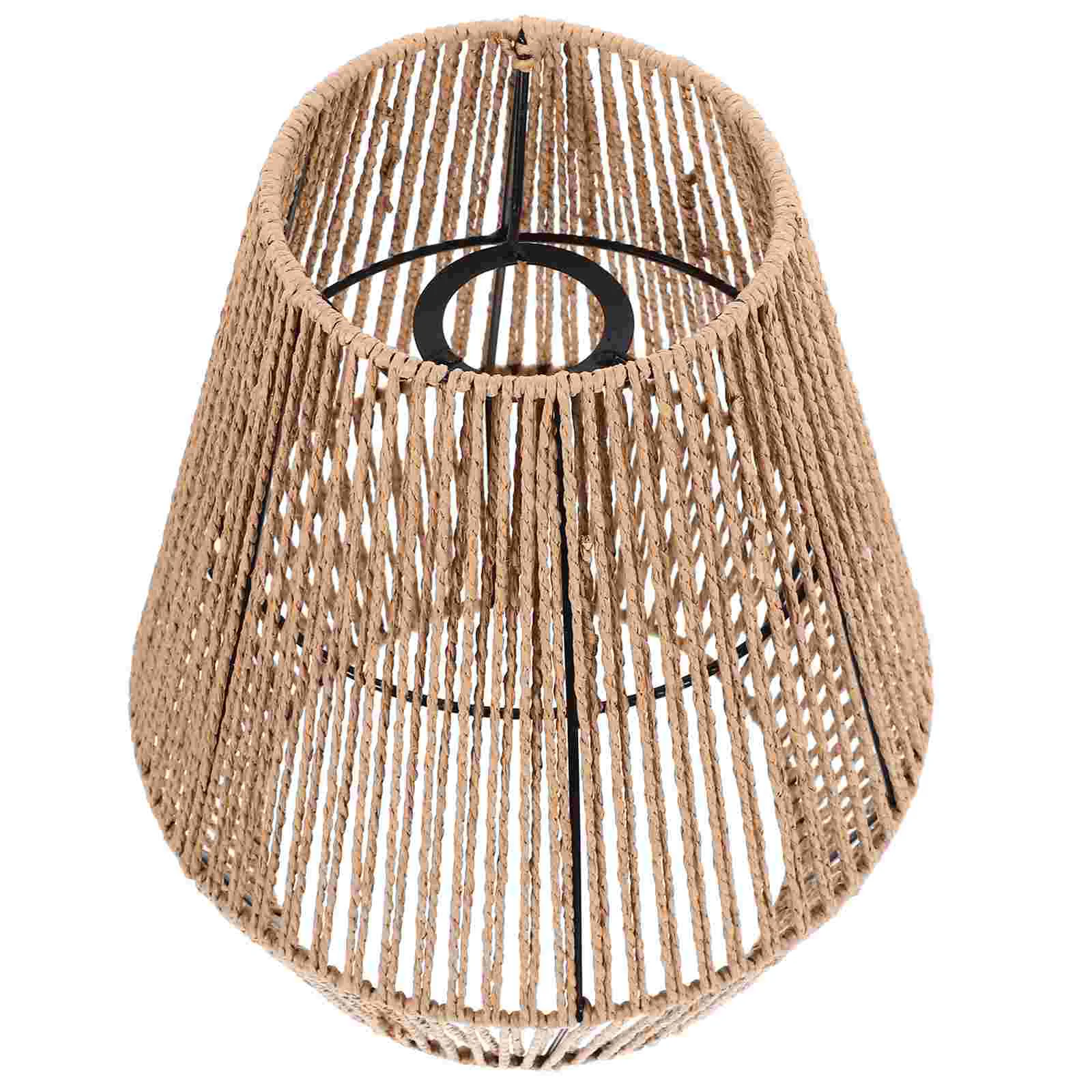 

Ceiling Light Cover Reusable Lamp Shades Chandelier Weaving Office Lampshade Woven