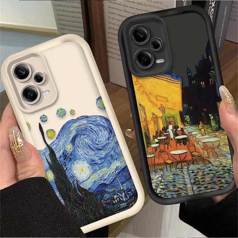Чехол Art Van Gogh Landscape Oil для Xiaomi Redmi Note 14 13 12 11 Pro Plus 5G 12S 11S 10S 10 9 14C 13C 12C 4G A3 A3X