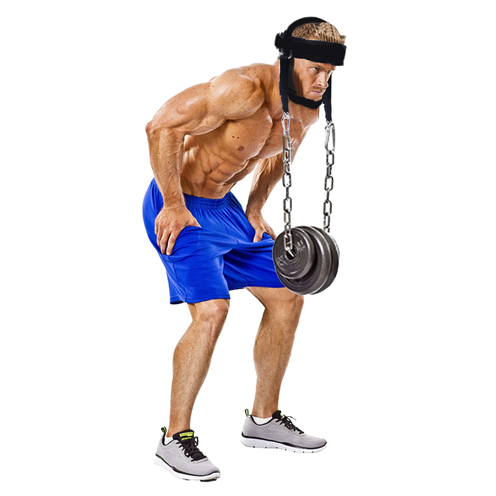 

Neck Training Exerciser Head Weight Lifting Belt Neck Harness For Weight Training Neck Exerciser Builder Adjustable Heavy Duty