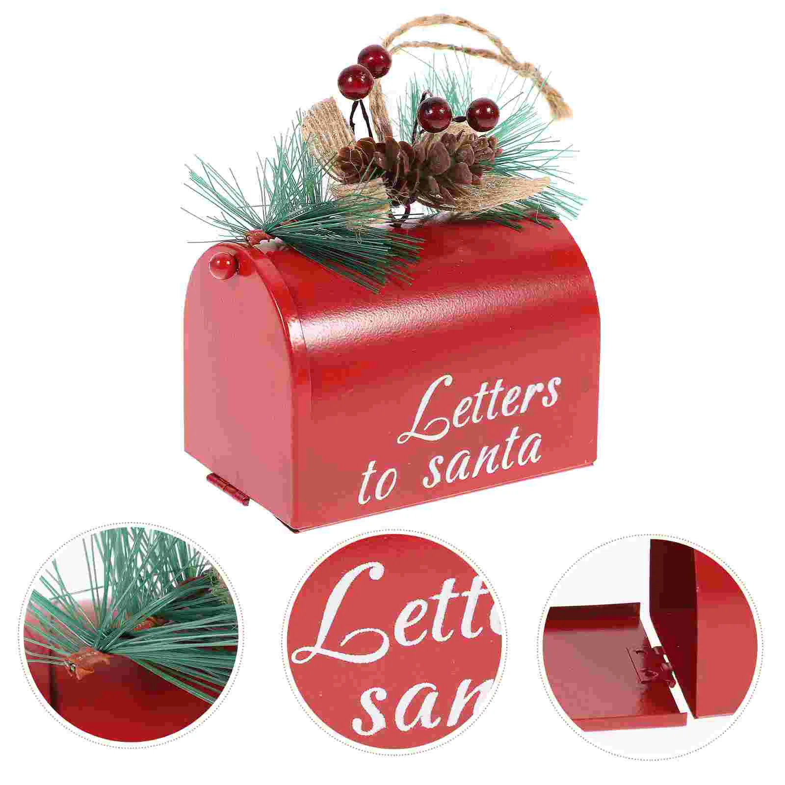 

Металлический почтовый ящик, украшение, железная подвеска, праздничное украшение, ремесло, домашнее декоративное украшение для печенья