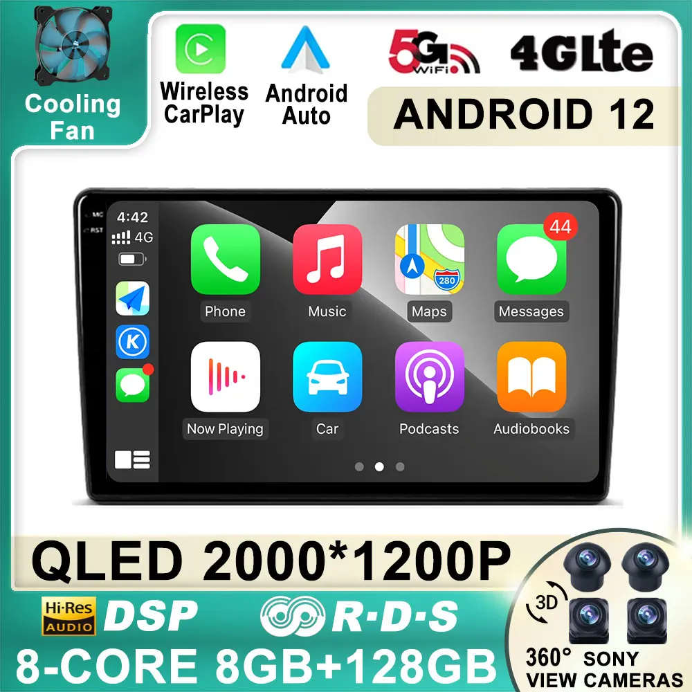 

Автомагнитола на Android 12 для Citroen Berlingo, для Peugeot Partner 2008-2019, Авторадио, мультимедийный видеоплеер, навигация, GPS, DVD