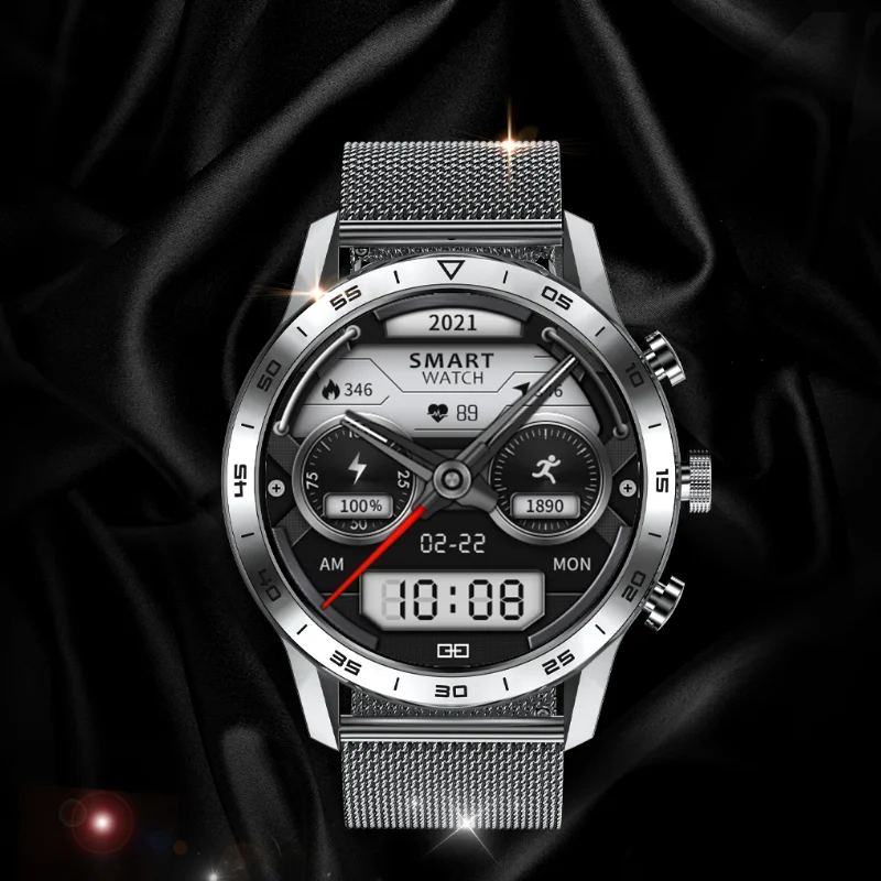 

Смарт-часы мужские с поддержкой Bluetooth и функцией беспроводной зарядки, 454*454