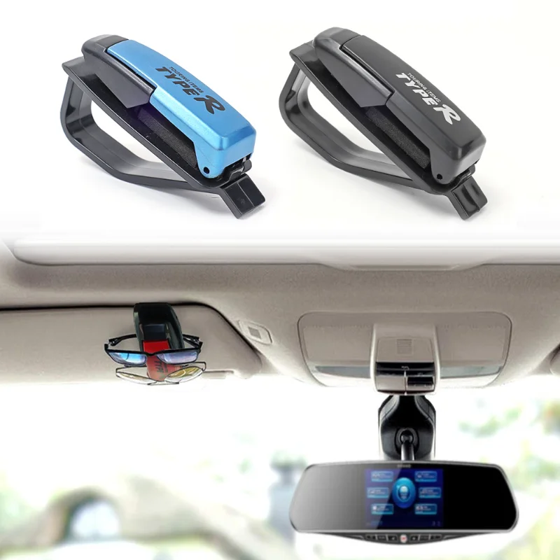 

Car Sun Visor Glasses Case Practical Glasses Multifunction Integrated Durable Portable Sunglasses Case Decoration Accessories