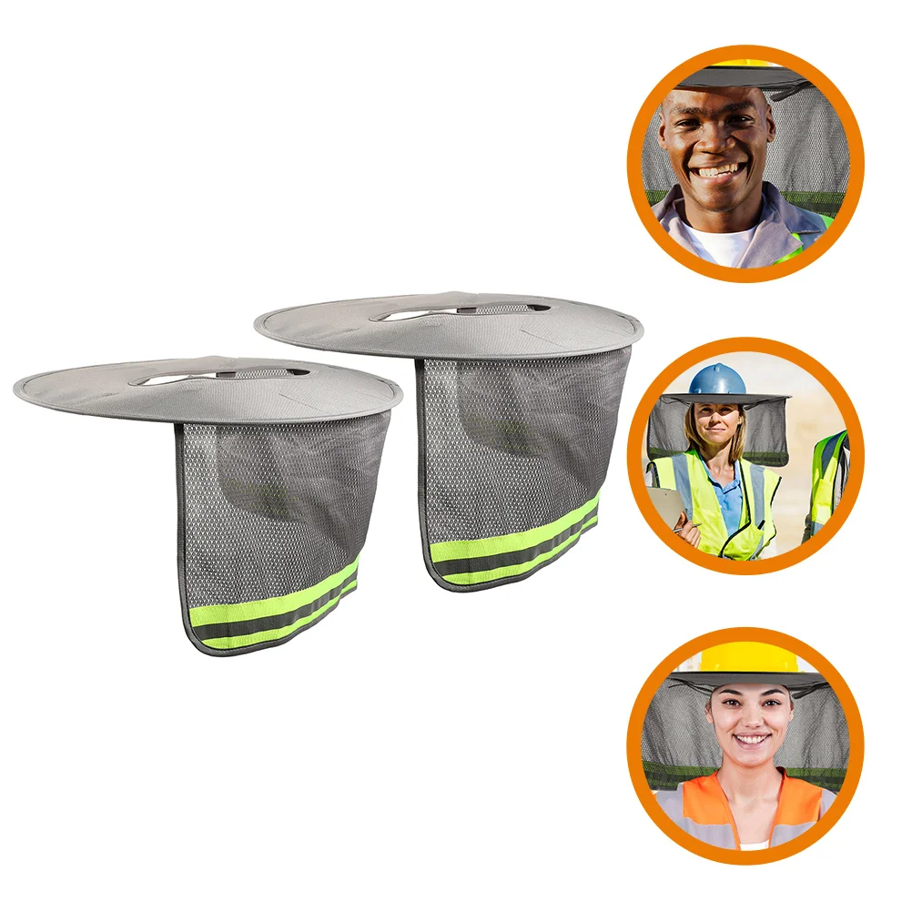 

Outdoor Suncatcher Reflective Hat Visor Construction Accessories Neck Protector Sun Shade Hard