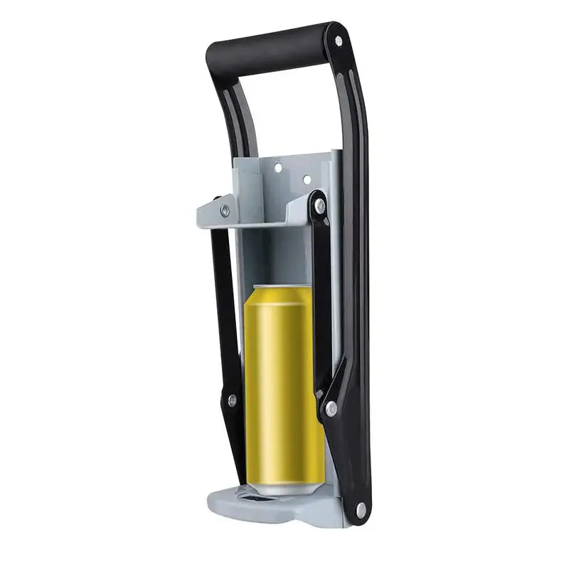 

Metal Can Crusher & Bottle Opener Heavy Duty Steel Rubber Handle Smasher Kitchen Tools For Soda Beer Cans Bottles Recycling Tool