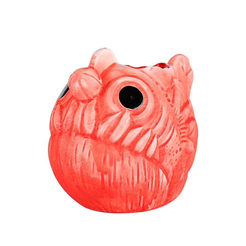 Ins Network 3d Piranha Светодиодный Бокал Для Вина Забавный И Страшный Керамический