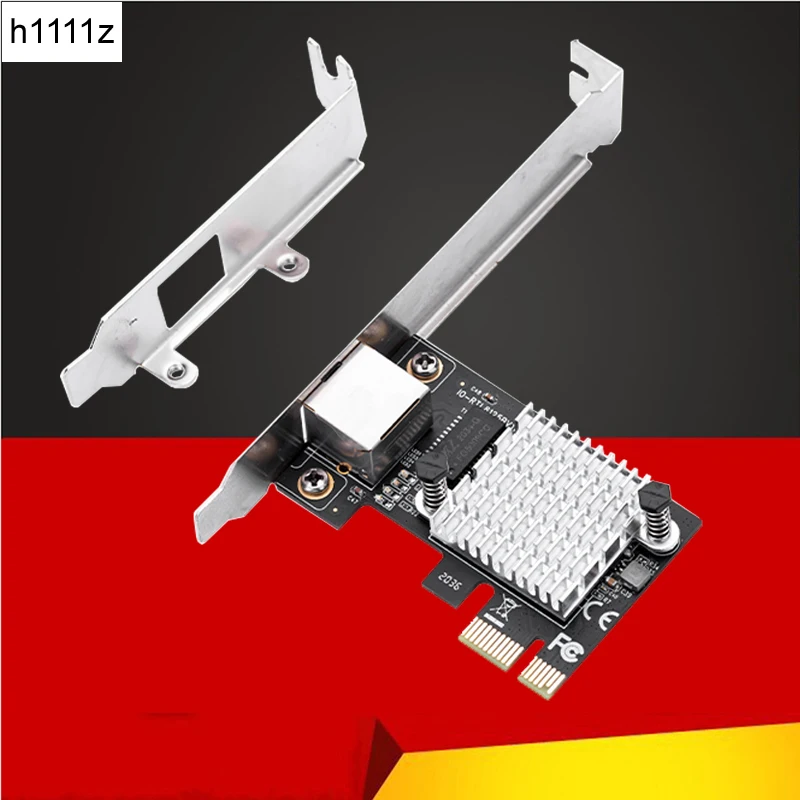 Новая сетевая карта 2,5 ГБ PCI Express X1 Gigabit Ethernet адаптер 1 порт интерфейс RJ45 2500 Мбит/с PCIE LAN Карта RTL8125B чип для ПК
