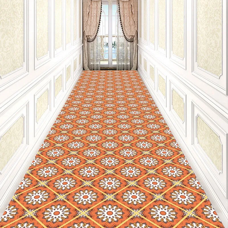 

Европейский коридор, искусственный домашний декоративный длинный ковер для прихожей в отеле, коврик для входа, противоскользящий ковер для лестницы, коврики для свадебной вечеринки