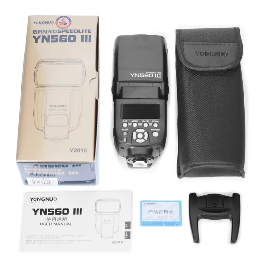 Вспышка Yongnuo YN560IV YN560 IV YN 560 с триггерным контроллером YongNuo YN560-TX II для камеры Canon Nikon