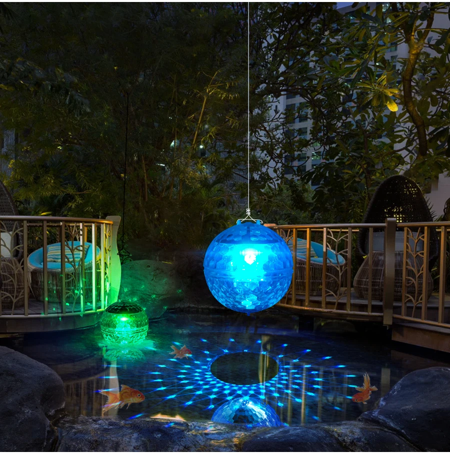 

Colorful Solar Water Float Light Waterproof Pond Floating Lights Magic Ball Light for Garden Decoration Swimming Pool Lights
