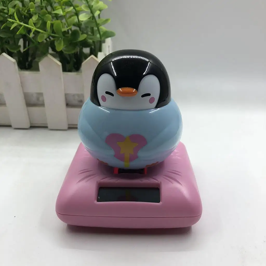 Куклы-пингвины на солнечной энергии танцевальные украшения экологически чистые