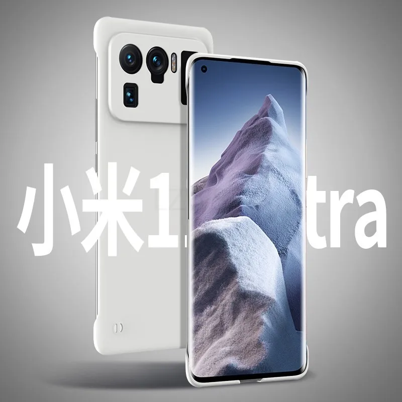 Безрамочный тонкий матовый жесткий чехол-накладка из поликарбоната для Xiaomi Mi 11 Ultra Mi11 Ulra 12s 13, ультратонкий противоударный чехол