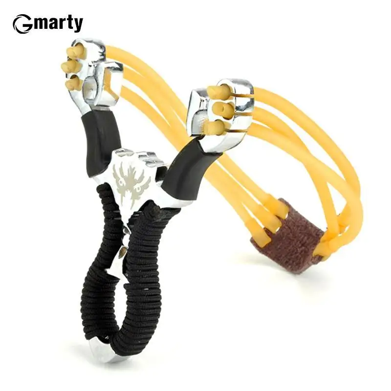 

Сверхточная Рогатка для охоты, карманная Рогатка, профессиональный стальной набор, мощная катапульта, охотничий лук