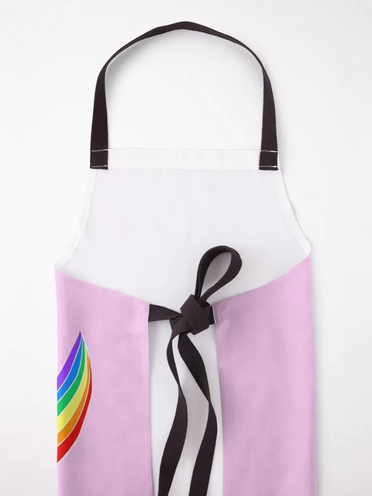 Милый фартук с радужным единорогом водонепроницаемый кухонный для женщин и