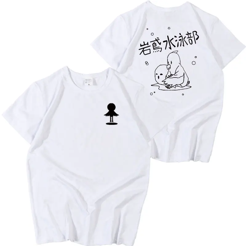 Новинка бесплатно! Тачибана Макото футболка Nanase Haruka аниме Мужская хлопковые топы