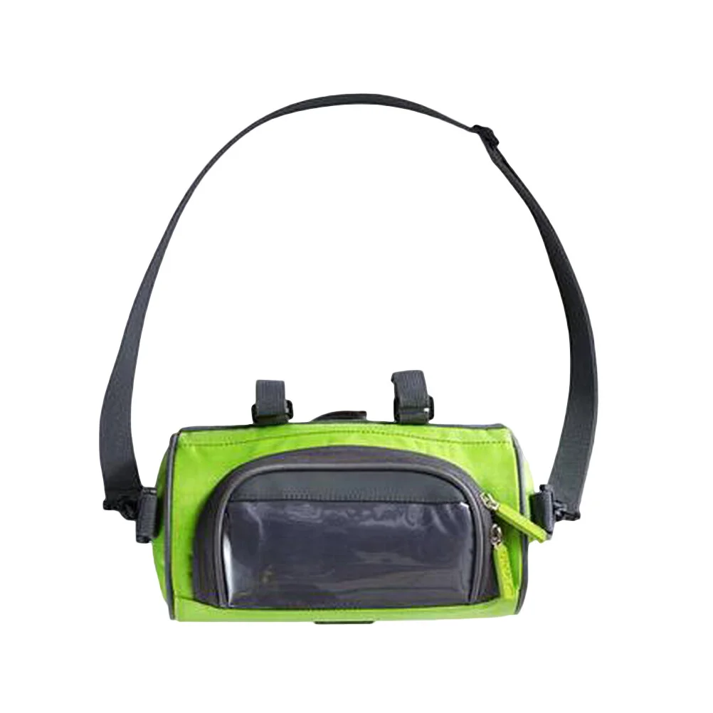 

1PC Handlebar Bag Bike Front Basket Frame Pouch Head Tube Bag for Storage Cycling (Green)