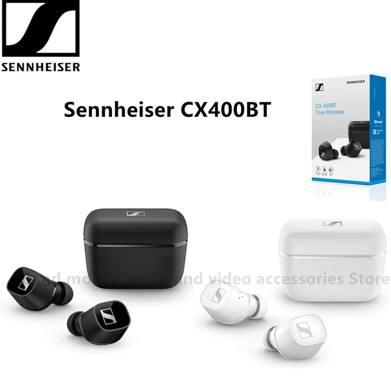 

Sennheiser CX400BT True Wireless Bluetooth Earphones TWS Sports Earbuds Excellent Stereo Sound Headset Noise Isolation Headphone
