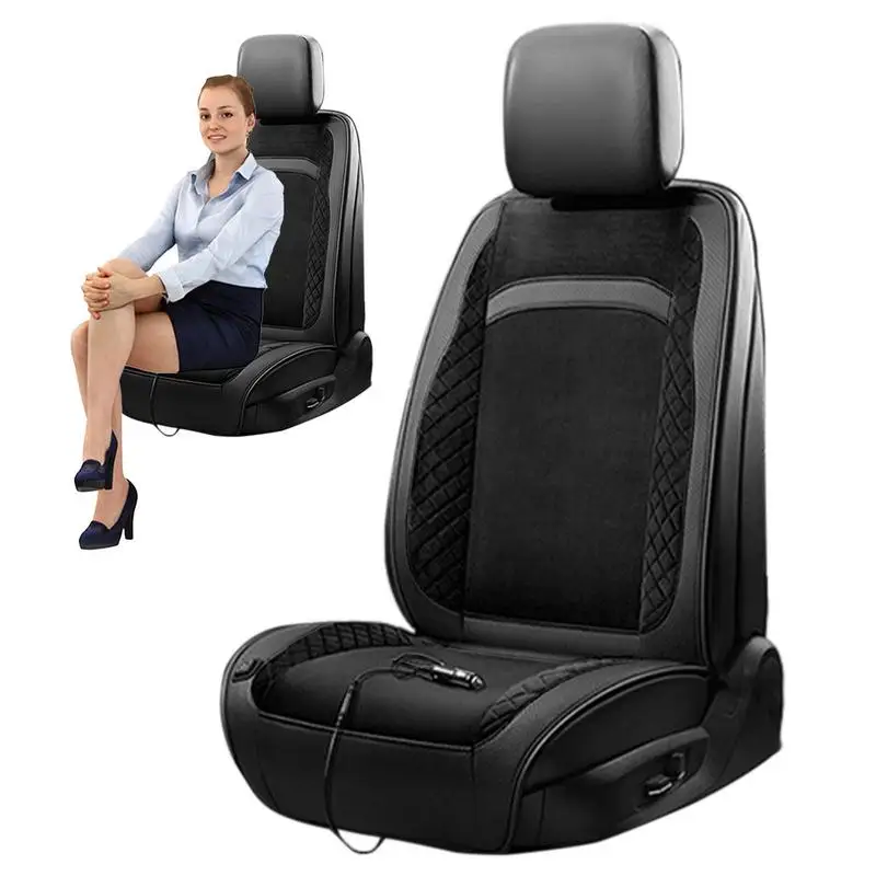 

12V 24V Heated Car Seat Cover Electric Heating Car Seat Cushion Adjustable Temperature Universal Winter Seat Warmer