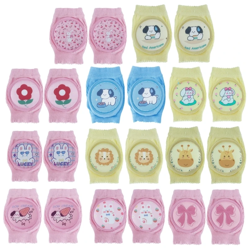 

CartoonInfant Baby Knee Guards Elastic Crawling Elbow Cushion Infants Toddlers Knee Protectors Breathable Safety Kneepad