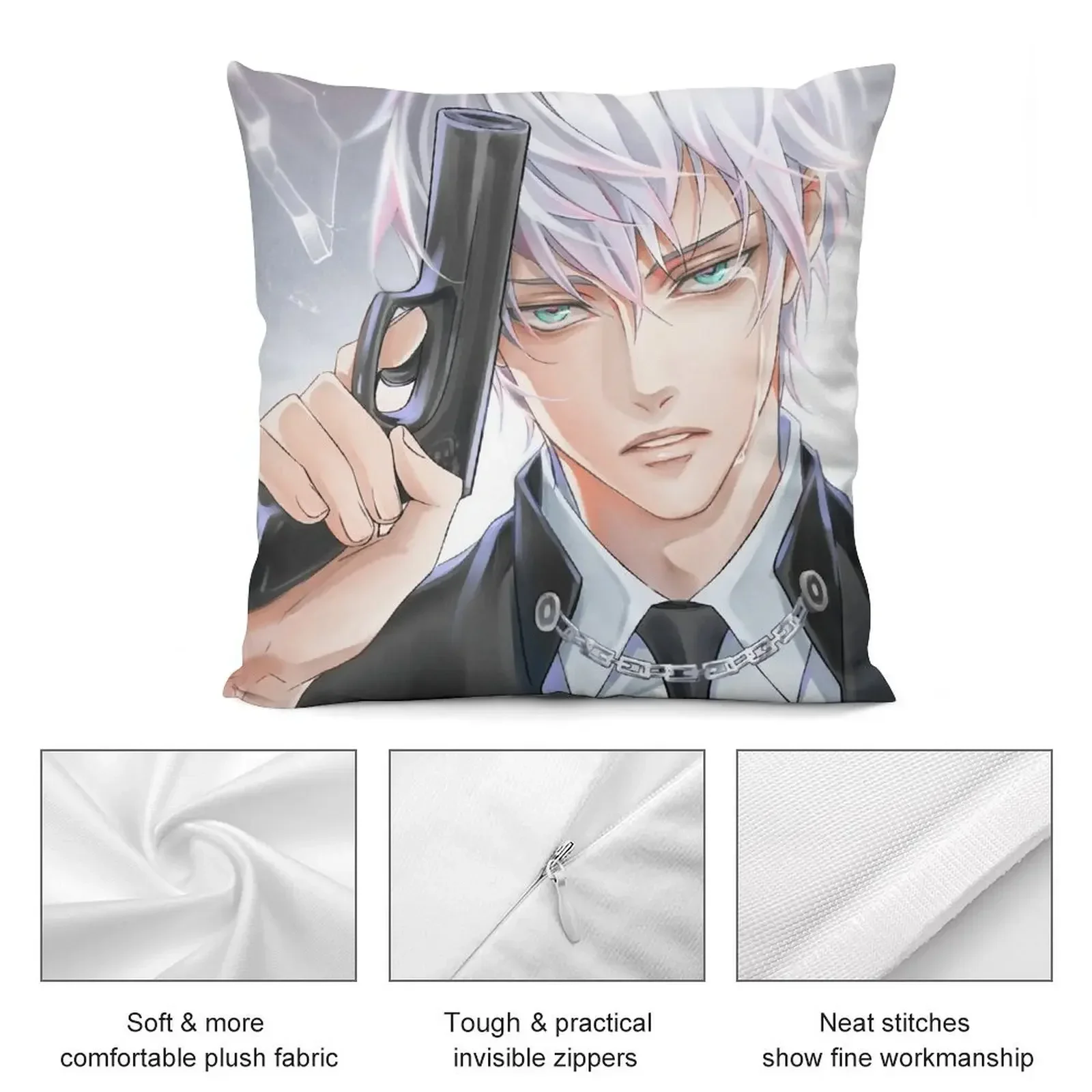 Saeran - Mystic Messenger Декоративная подушка Наволочки Подушка