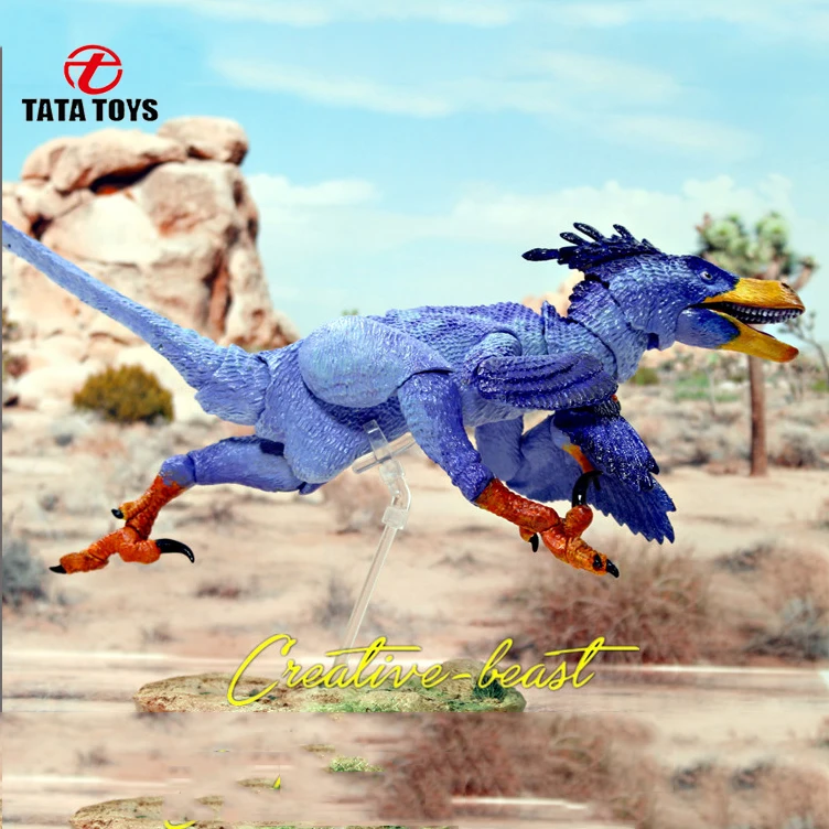 

21CM Beasts of the Mesozoic lizard raptor Assembled dinosaur model