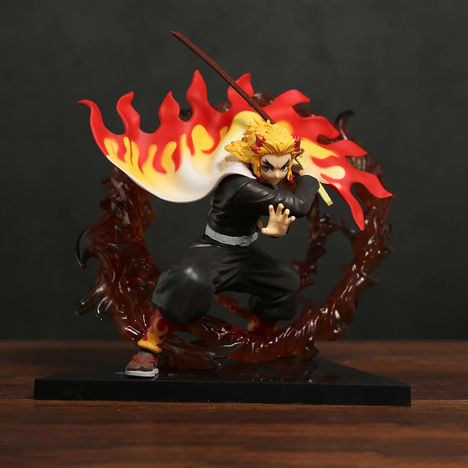 

Ichiban kuji рассекающий демонов Kimetsu no Yaiba Rengoku Kyoujurou приз B ПВХ Коллекционная Фигурка Игрушечная модель