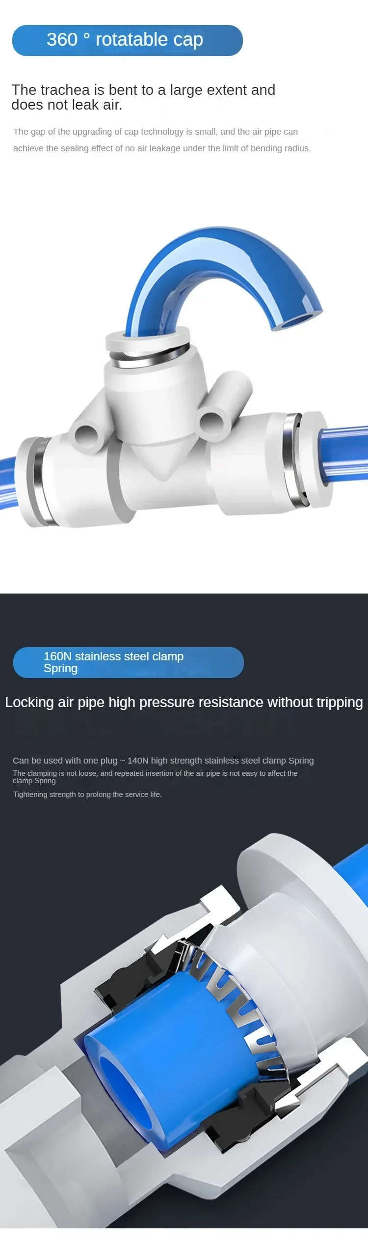 Пневматическая газовая труба быстроразъемный клапан дроссельной заслонки