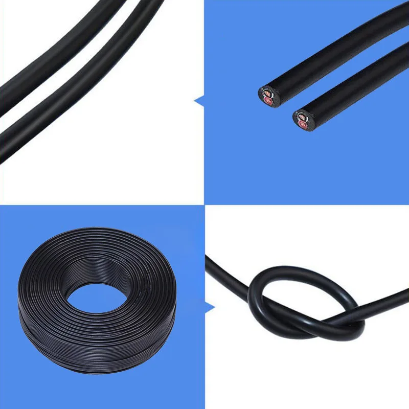 Провод питания постоянного тока медная изоляция 2-контактный удлинитель из ПВХ