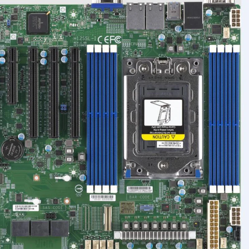 

SuperMicro H12SSL-i Motherboard ATX MB SP3 Single AMD EPYC 7003/7002 Series Processor Rome/Milan CPU 100% Tested Fast Ship