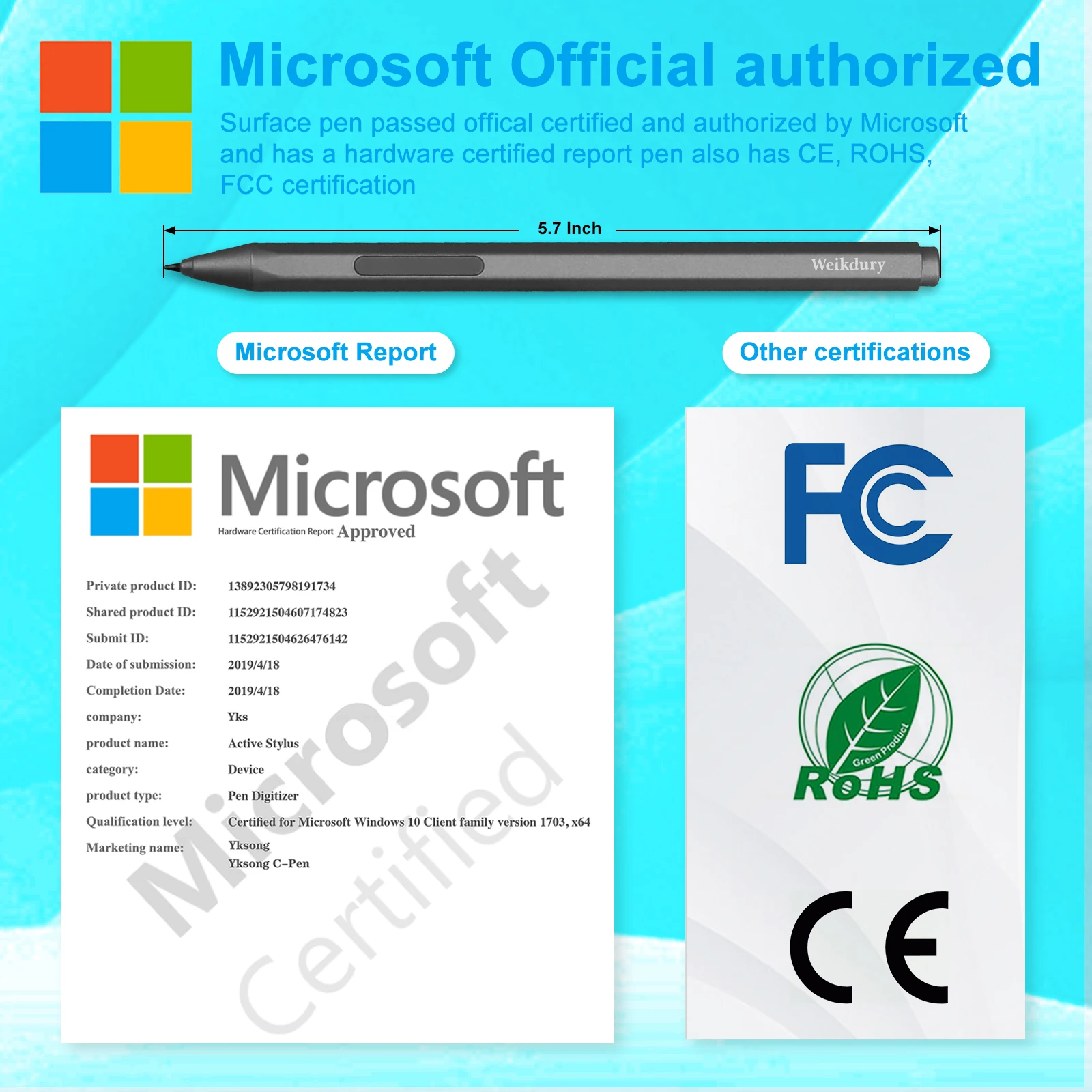 Стилус для поверхности 1024 Microsoft Surface Pro X/8/7/6/5/4/3/Surface 3/go 2/go/Book/Laptop/Studio | Компьютеры и
