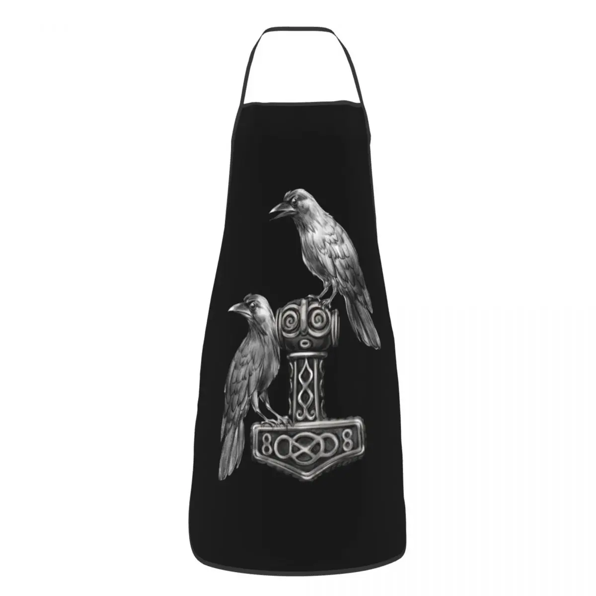 Thor Молот Мьёльнир с ободными воронами фартуки для женщин и мужчин