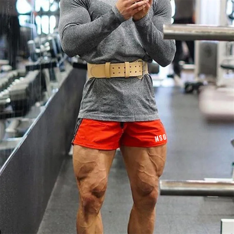 Мужские спортивные шорты для фитнеса летние легкие дышащие бега