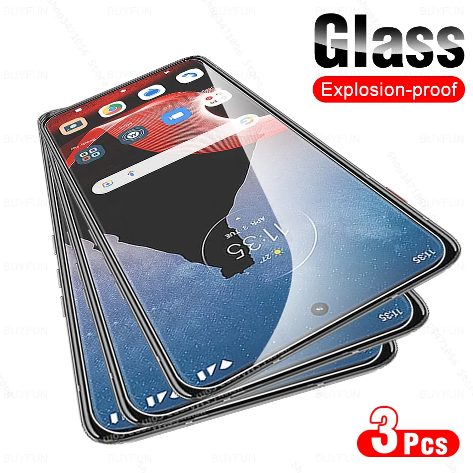

For Motorola ThinkPhone 5G Tempered Glass 3Pcs Screen Protector Moto Rola Think Phone MotorolaThinkPhone 6.6inch 2023 Clear Film