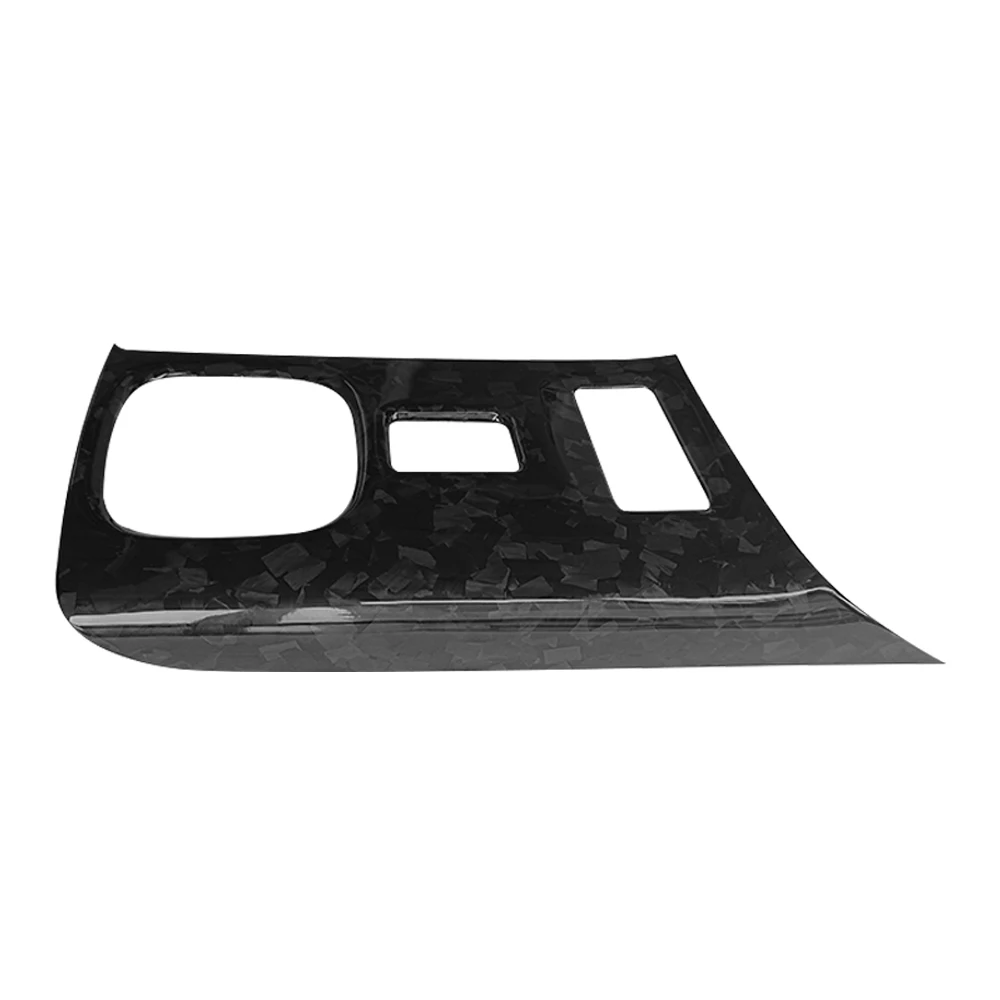 Кованая карбоновая центральная консоль крышка сиденья нагревательная панель