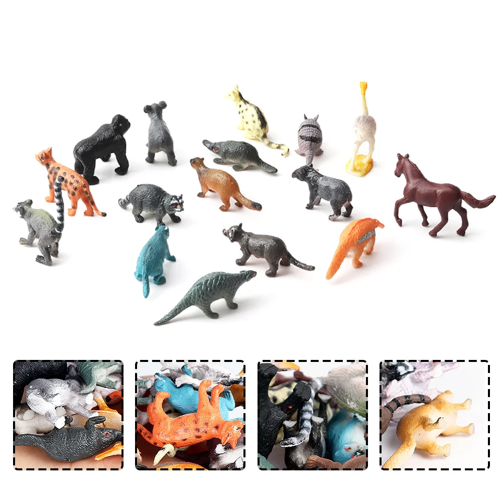 

16Pcs Animals Figure Animals Wild Animals Models Educational for Kids Boy Girl