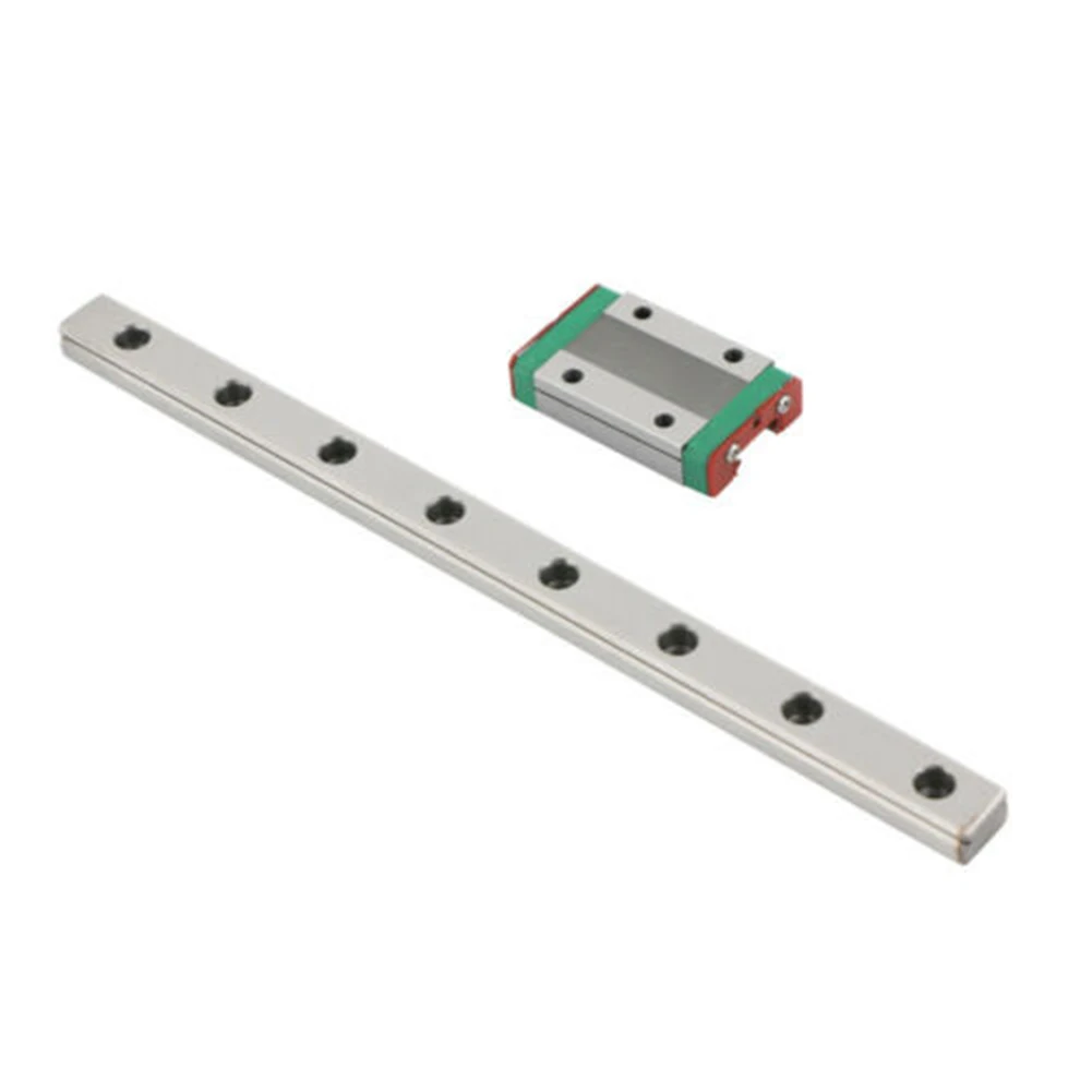 Linear Guide MGN 9C Block 7mm/9mm/12mm/15mm Miniature Rail Sliding With Slider 8mm Rail Height  M3*8 Miniature Guide Rail