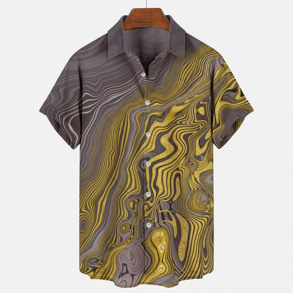 

Summer Fashion Hawaiian Men's Shirt 3D Casual Print Top Slim Fit Lapel Button Short Sleeve Shirt s-5XL Men's T-shirt Shirt 2023