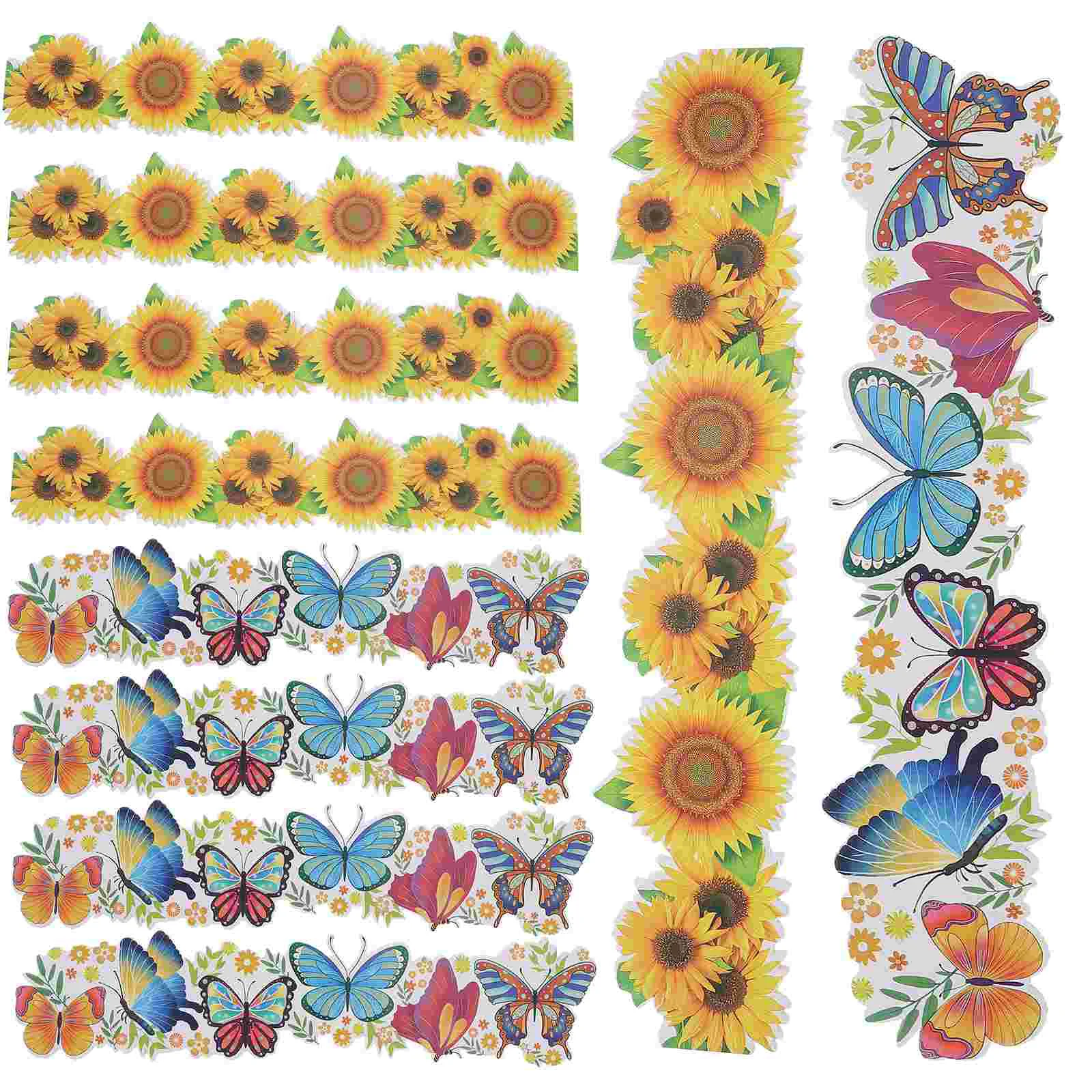 

20 Sheets Bulletin Board Border Paper Replaceable Trim Classroom Decor Borders Decorative Decorations