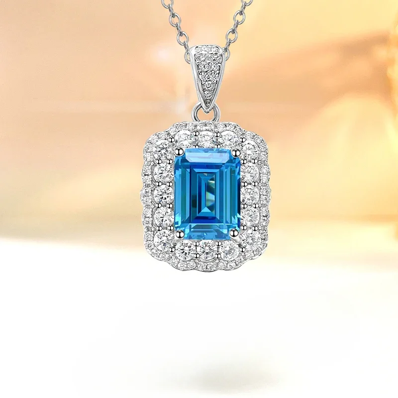 Роскошная зеленая подвеска Topalan из серебра 925 пробы с высокоуглеродистым