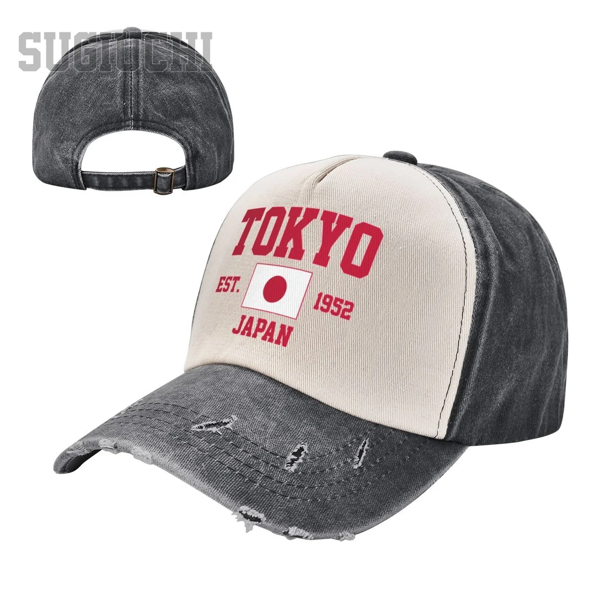 

Unisex Baseball Cap Japan EST.1952 Tokyo Capital Men Women Vintage Hats Washed Cotton Trucker Gift