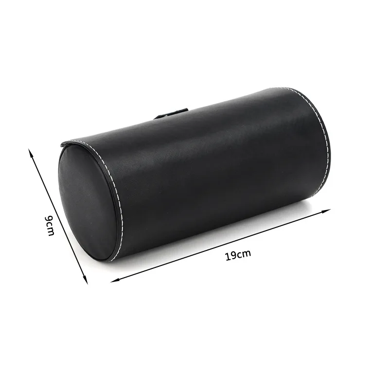 Черный/коричневый 3 слота рулон часов для путешествий Чехол портативный кожаный