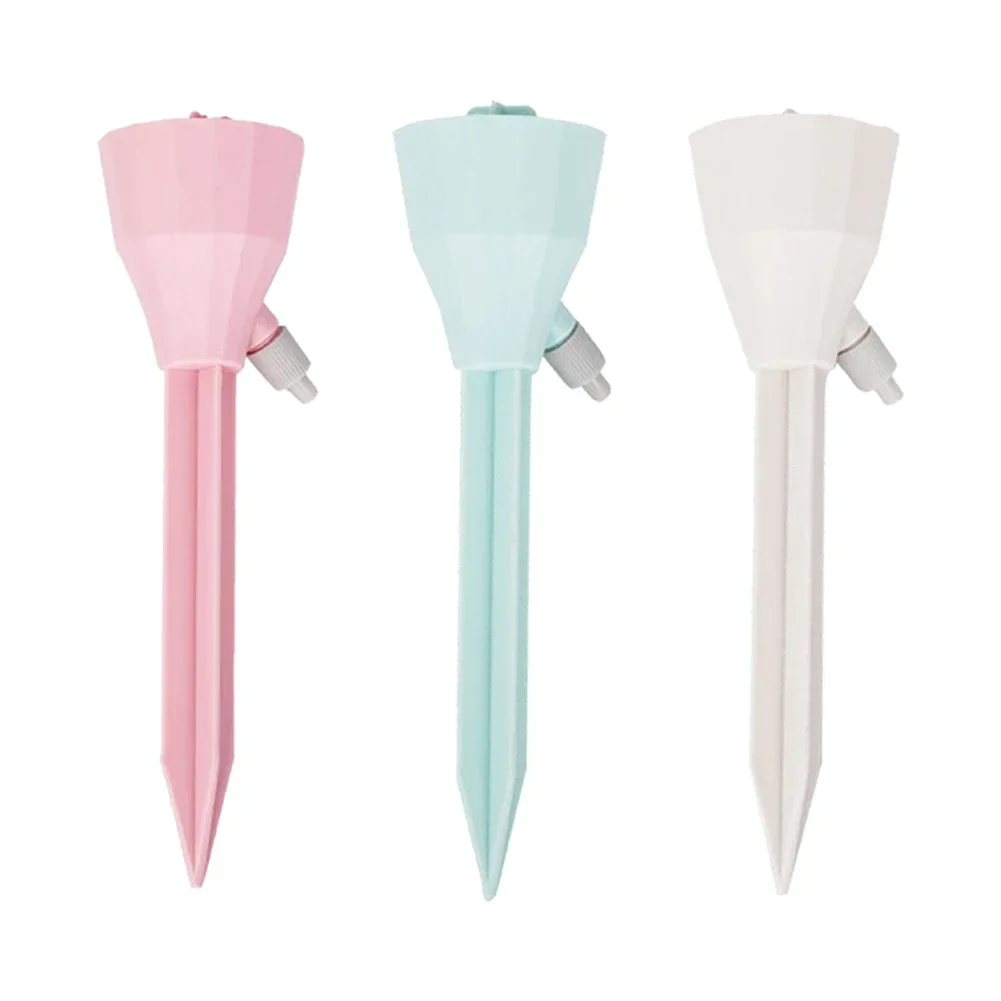 3 шт. самополивающие шипы для капельного орошения, пластик, розовый, зеленый, бежевый