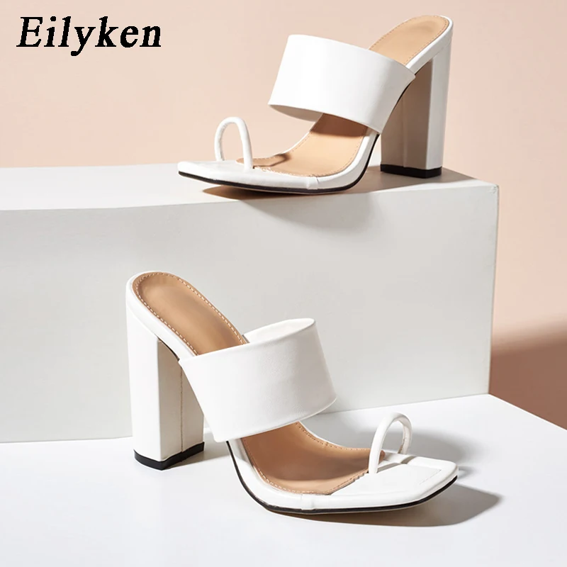 Eilyken 2023 Women Gladiator High Heels Sandals Summer Party Dress Shoes Cross Strap Lace-up Pumps size 41