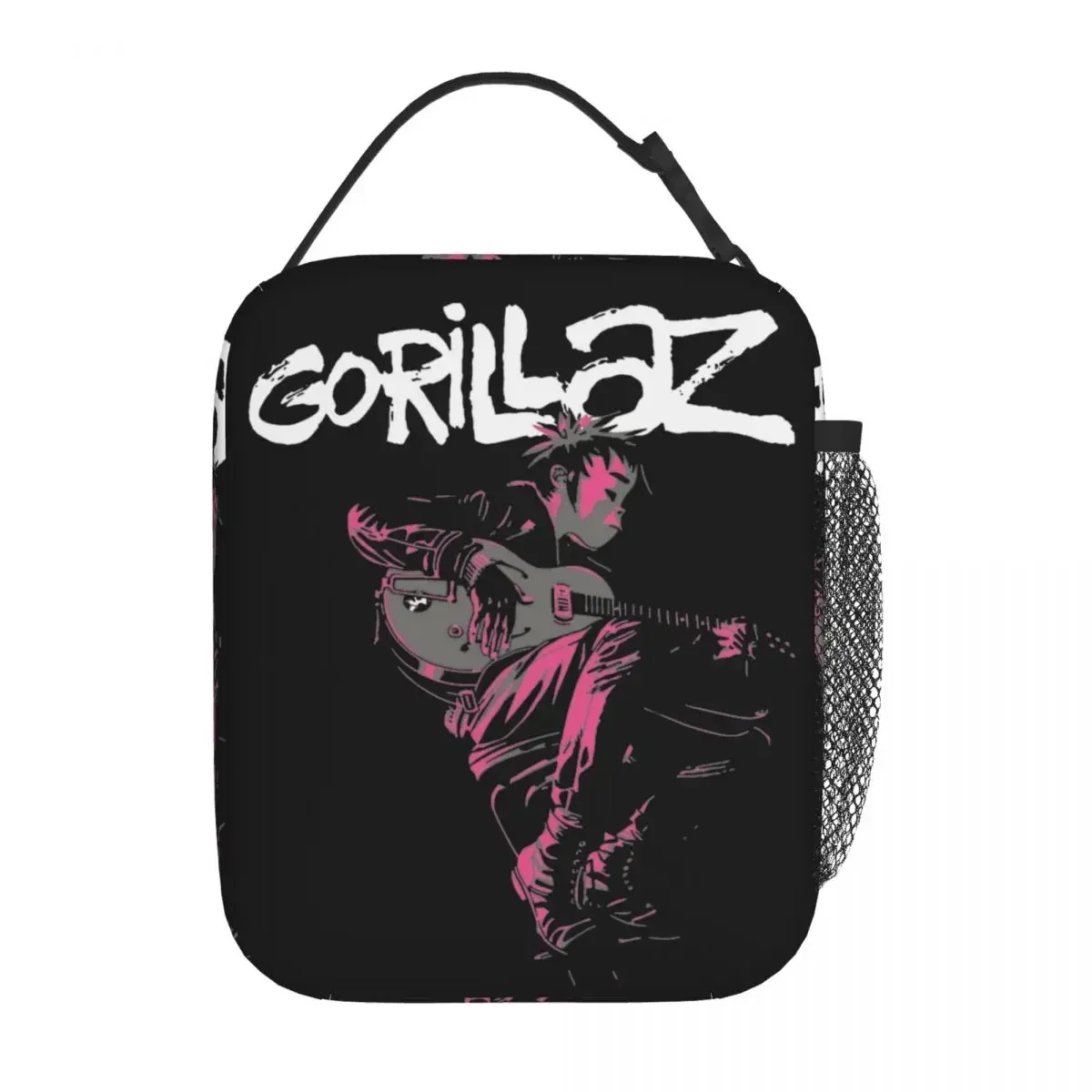 Gorillaz Изолированные сумки для ланча большой группы музыка рандомная сумка