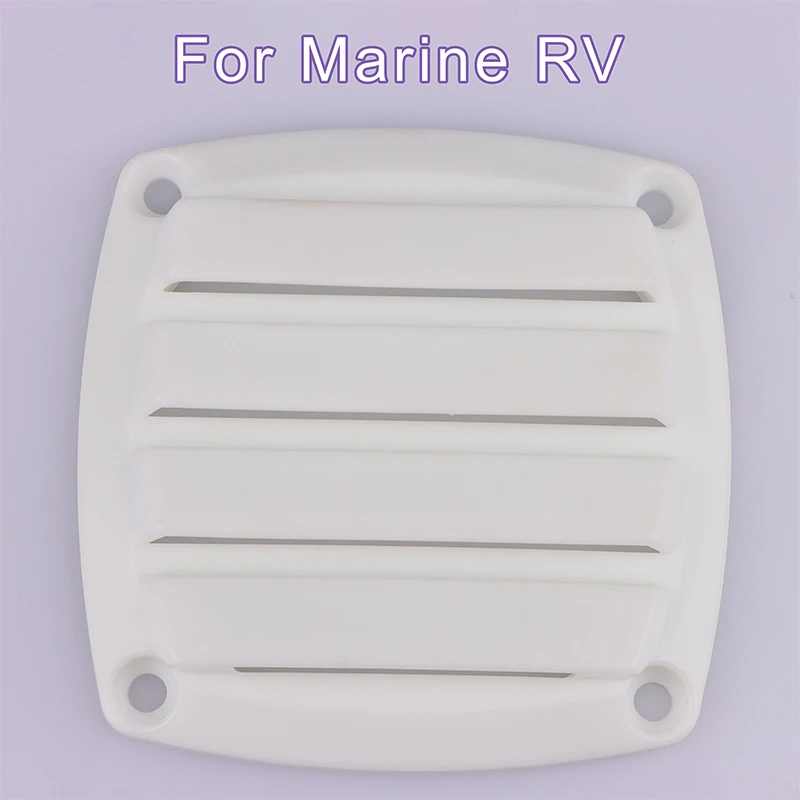 

Boat Louvered Vent Replace Square Air Vent Grill Ventilation Ducting Cover Outlet Vent for Marine RV