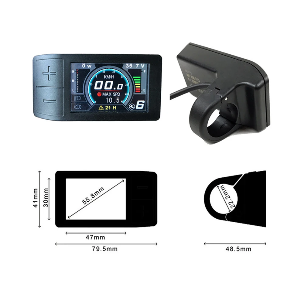 Для BBS01 02 HD-дисплей двигателя для велосипедов Bafang E скорость уровня заряда батареи