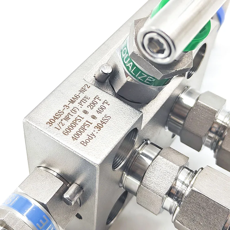 Клапан SS316 3-ходовой коллектор для датчика давления 3051 трехходовой коллекторный