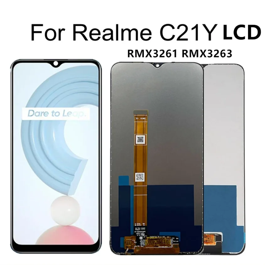 

ЖК-дисплей 6,50 дюйма для Oppo Realme C21Y RMX3261 RMX3263, для замены ЖК-дисплея Oppo Realme-C21Y